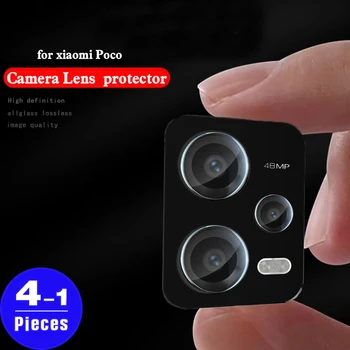 1-4gab HD Kameras Objektīvs xiaomi Poco C50 C51 C55 X4 F4 X3 F3 GT F5 X5 M5 M5s M4 pro 5G tālruņa ekrāna aizsargs Kamera Plēves stikla