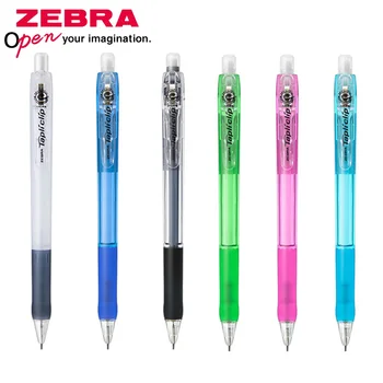 1gb ZEBRA MN5 Automātisks Zīmulis 0.5 mm, Spiežot Darbības Zīmuli Klasiskā Stilā, Mīksta Zīmuļa Turētājs Teleskopiskie Padoms Caurspīdīga Pildspalva