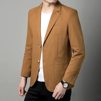 2023 jaunu vīriešu kokvilnas korejiešu versija modes biznesa džentlmenis pārvaldīja Britu stilā casual slim kāzu Žakete