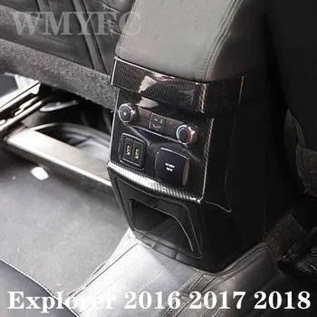 Auto Aizmugures Gaisa Atverēm, Kontaktligzdu Vāciņu Apdare Roku Kaste Aizmugurē, Gaisa kondicionētāju, Ventilāciju WMYFC Ford Explorer 2016 2017 2018