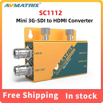 AVMATRIX SC1112 Kabatas Izmēra 3G-SDI, HDMI Bezšuvju Broadcast Mini Konvertētājs