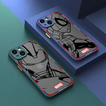 Brīnums Spider-man Dzelzs Vīrs Phone Gadījumā Redmi Piezīme 8 Pro 9S 10 Pro 9T 11 Pro 12 Pro 5G 9 Pro Segtu Grūti PC Gadījumos, Bampers