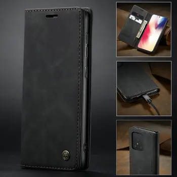 CaseMe Retro Flip Case For Samsung Galaxy S20 Plus Auto Magnētisko Tuvu Slim Maciņš Ādas Vāks Samsung S20 S20 Ultra Gadījumā