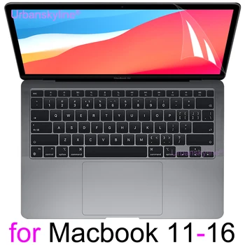 Ekrāna Aizsargs, paredzēts MacBook Air 15 13 M2 Pro 14 16 M1 Max Touch Bar ID 11 12 HD Ādas Filmu Aizsargs Segtu A2991 A2992 Retina 13.6