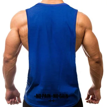 Fitnesa Darbojas Veste Ātri Sausas Acs Sporta Augstas Kvalitātes Vīriešu Apģērbu Treniņu bez Piedurknēm Muskuļu Elpojošs T-Krekls