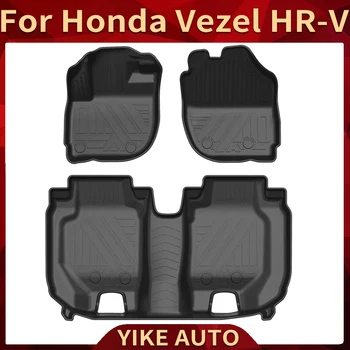Honda Vezel HR-V 2013-2021 HRV Automašīnas Grīdas Paklāji Visiem Laika apstākļiem TPE Kāju Paklājiņš bez Smaržas Pad Ūdensizturīgs Renes Mat Interjera Aksesuāri