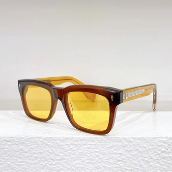 Jaunu Laukumā acetāts JMM TONIRO saulesbrilles vīriešiem, sievietēm, augstākās kvalitātes modes Dizaineru Roku darbs brilles āra SAULES BRILLES UV400