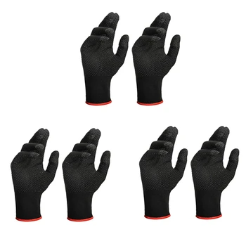 KARSTI 6Pcs Spēle Cimdi PUBG Sviedri Pierādījumu Non-Scratch Jutīga Nospiediet Ekrāna Spēļu Pirkstu, Pirksta Uzmava Cimdi