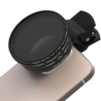 KnightX 52mm 55mm 58mm ZVAIGŽŅU Plašu Makro Star Filtrs CPL Lēcas iPhone 11 Samsung Viedtālrunis