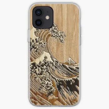 Liels Hokusai Vilnis Bambusa Kastīšu S Telefonu Gadījumā Pielāgojama iPhone X XS XR Max 11 12 13 14 Pro Max Mini 6S 6 7 8 Plus