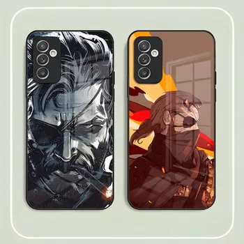Metal Gear Solid Telefonu Gadījumā Rūdīta Stikla Samsung A21 A51 A40 A22 A71 A20 A31 A10 A12 A32 A72 A52 A30 A50S Vāciņu