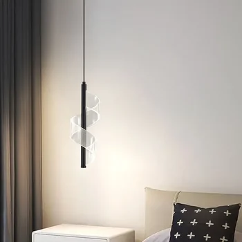 Mūsdienu LED Pendant Lampas, Gultas Karājas Lustra Guļamistabai Dzīves Ēdamistaba Eju Pētījums Mājas Dekori Apgaismes Armatūru Spīdumu
