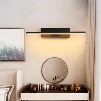Mūsdienu LED Sienas Apgaismojuma Grozāms Vannas istabā Spoguli, Lampas Guļamistabas, Dzīvojamā Istaba Iekštelpu Līnijas Sienas Brā Lasīšanas Apgaismojuma Armatūra