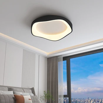 Papildu apļveida istaba lampas radošumu, moderna un vienkārša guļamistaba lampa griestu lampa, lotosa lapu formas mājās lampas